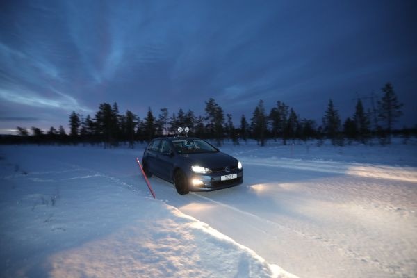 ADAC Winterreifentest 2018 für Kompaktwagen in Finnland